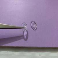 硅胶鼻托叶鼻托优质软无框眼镜架卡式鼻托鼻垫卡口式卡式眼镜配件|2号五副装