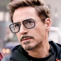 钢铁侠小唐尼同款伊迪丝太阳镜男墨镜罗伯特蜘蛛侠眼镜潮大框