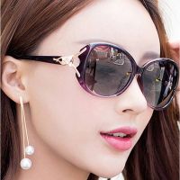 墨镜女式防紫外线太阳眼镜狐狸头明星太阳镜圆脸