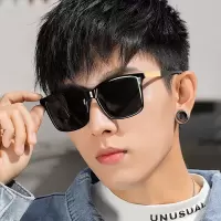墨镜2021新款男士开车网红女蹦迪大脸太阳镜眼镜时尚潮男潮gm