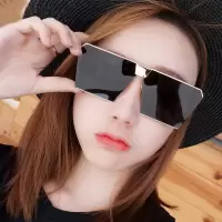 墨镜女潮方形男士圆脸开车眼睛网红太阳镜韩版明星同款眼镜复古