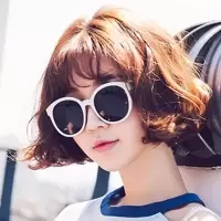 显瘦圆脸明星网红新款太阳镜女防太阳镜韩版潮大脸可爱紫外线圆框