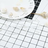 华晨宇同款网红眼镜透明方形平光镜防辐射男女圆脸潮大框眼镜框架|透明 送眼镜盒眼镜袋眼镜布