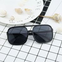 华晨宇同款网红眼镜透明方形平光镜防辐射男女圆脸潮大框眼镜框架|亮黑色 送眼镜盒眼镜袋眼镜布