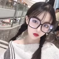 瘦小红书方形镜框眼镜框网红款女大韩版潮脸素颜显复古超大框黑色|大黑框-亮黑色 单眼镜+镜盒+镜袋+镜布