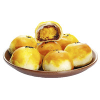 [真材实料]未尚味1枚[10枚起拼]雪媚娘红豆蛋黄酥月饼酥饼零食小吃代餐早餐网红办公室零食大礼包