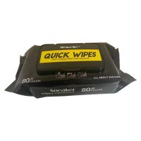 网红擦鞋湿巾免洗运动鞋小白鞋去污神器一次性|黑色包装80片（3包共240片）