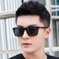 新款眼睛男士方形墨镜黑色街拍韩版网红社会眼镜王俊凯