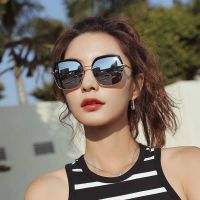 新款防晒女士偏光潮墨镜防明星同款大框圆脸眼镜