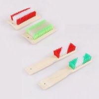 天然竹制洗衣刷方刷长鞋刷加厚竹板刷子家用多功能清洁刷|2根长刷+2根方刷（颜色随机）
