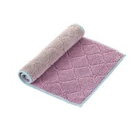 吸水不沾油家用厨房吸水清洁毛巾|2条装[颜色随机] 不沾油抹布[中号]