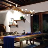 北欧吊灯树枝餐厅灯客厅书房民宿火锅店茶室装饰服装店灯复古吊灯