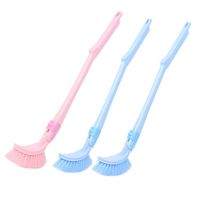 马桶刷长柄角软毛挂墙式家用清洁套装无死角洗厕所刷子|可调角度清洁刷3只