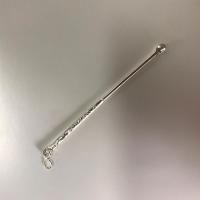 纯银925挖耳勺牙签 雪花银手工家用套装便携式迷你随身带耳扒套装|耳勺