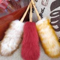 羊毛掸子鸡毛掸子除尘家用清洁家务打扫车用工具除尘掸|颜色随机 大号