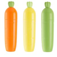 可爱萝卜漱口杯学生刷牙杯情侣刷牙杯子牙具盒旅行牙刷牙具盒套装|黄橘色+黄色+绿色