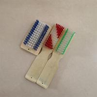 天然竹制鞋刷子硬毛洗鞋刷地毯刷家用洗衣刷长柄刷方形清洁地板刷|长柄竹刷2把+方竹洗衣刷1个