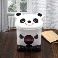 垃圾桶儿童房男孩卧室拉机桶小号卡通桌面垃圾桶家用带盖大号创意