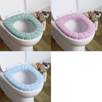 型加厚马桶圈家用坐便器坐便套四季可用可水洗新品促销|北欧纯色3只装-绿-粉-蓝