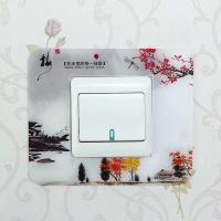 3送一5送2亚克力开关贴墙贴创意开关保护套开关装饰插座贴插座套 梅花