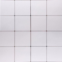 自贴防水防油墙纸浴室厨房耐灶台高温贴纸翻新卫生间瓷砖墙贴壁纸 白色大格子银线 试用装1米