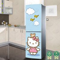 冰箱贴创意可爱贴纸厨房装饰贴画定制卡通翻新自粘不透明防水贴膜 ktb10-2 小