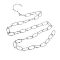 服装店挂衣链子 吊衣链条 挂钩铁链铁圈衣服吊环挂衣架展示架道具 挂衣链[5条装]