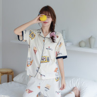 Tomom兔妈孕妇月子服夏季产后服哺乳睡衣吸汗透气舒适喂奶哺乳家居服套装