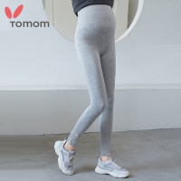 Tomom兔妈孕妇装秋款孕妇打底裤新款外穿显瘦时尚九分裤托腹孕妇裤子