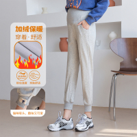 兔妈加绒孕妇裤孕妇装秋冬运动休闲裤