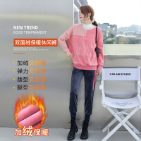 兔妈 孕妇装冬装孕妇裤加厚外出孕妇裤秋冬保暖裤子加厚裤运动裤