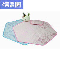 舒弗（LACHOUFFE)儿童帐篷冰丝席六角帐篷专配宝宝爬爬地垫游戏垫冰丝席粉色1.4*1.2米140*120