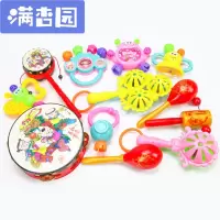 舒弗(LACHOUFFE)婴儿手摇铃波浪鼓床铃床挂宝宝儿童生胶玩具 摇铃[吉祥5件套+摇铃7件套]