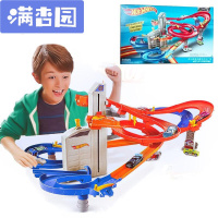 舒弗(LACHOUFFE)轨道都市汽车广场组合赛道套装火辣小跑车玩具 都市汽车广场配8车