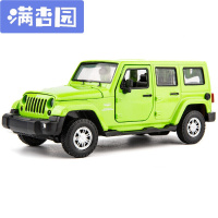 舒弗(LACHOUFFE)吉普车合金车模仿真汽车模型玩具车车模型摆件小汽车宾利添越香槟黑(散装)