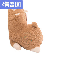 舒弗(LACHOUFFE)可爱神兽毛绒玩具公仔羽绒棉及软超大号羊驼毛绒玩具抱枕女