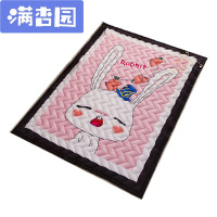 舒弗(LACHOUFFE)加厚宝宝爬行垫儿童折叠游戏毯客厅卧室家用榻榻米地垫婴儿爬爬垫乳白色小兔rabbit145*19