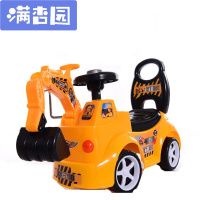 舒弗（LACHOUFFE)挖掘机挖土机可坐可骑大号充电儿童玩具车男孩钩机宝宝电动工程车大号电动(升级加厚礼包备用电瓶音乐