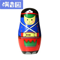 舒弗(LACHOUFFE)俄罗斯套娃士兵木质娃娃5层儿童男孩创意玩具进口彩绘抖音