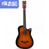 舒弗(LACHOUFFE)2021新款椴木学生初学者38寸吉它儿童入练习琴民谣木吉他乐器