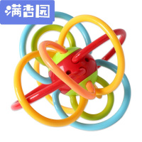 舒弗(LACHOUFFE)2021新款软胶手抓球曼哈顿球婴儿玩具牙胶床铃摇铃磨牙棒摇铃牙胶16件套1