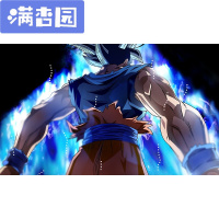 舒弗(LACHOUFFE)七龙珠海报墙贴宿舍酒吧七龙珠超暗黑孙悟空动漫海报壁纸学生宿舍大墙纸壁画墙贴