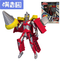 舒弗（LACHOUFFE)动漫咸蛋超人儿童变形玩具战舰机甲变形机器人宇宙超人奥特曼对战套装男孩玩具