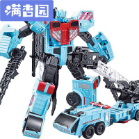 舒弗(LACHOUFFE)变形玩具金刚5机器人威将守护神汽车组合金救护车直升飞机
