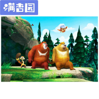 舒弗(LACHOUFFE)熊大熊二拼图熊出没48-100片盒装平面拼图熊大熊二光头强儿童卡通玩具