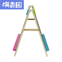 舒弗(LACHOUFFE)儿童玩具儿童画板写字板双面非磁性小黑板白板实木宝宝玩具女孩玩具儿童早教玩具户内趣味玩具