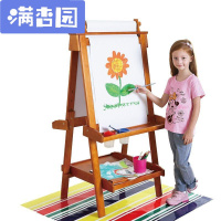 舒弗(LACHOUFFE)儿童玩具儿童画板画架蜜糖色双面磁性升降写子版 送孩子生日女孩早教玩具儿童学习玩具