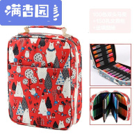 舒弗(LACHOUFFE)双头水性马克笔套装设计绘画手绘漫画36/60/100色水彩笔软头笔