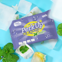 [10包装]哎小巾元气提神湿巾擦脸洁面清洁湿巾纸夏季防困消乏便携装卫生湿巾