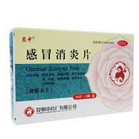 昆中药 感冒消炎片(薄膜衣片) 0.3克*24片*2板 咽痛感冒